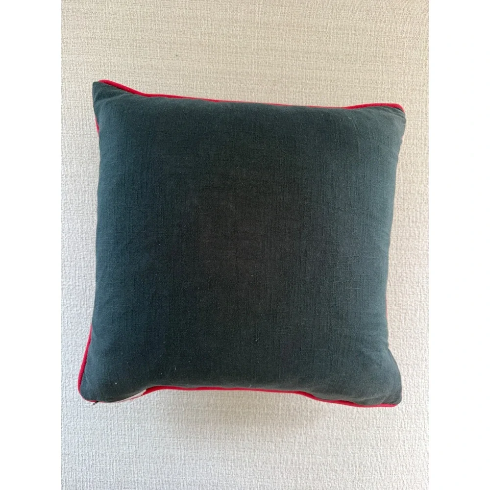 Christmas 3D Holly Wreath Accent Pillow 18